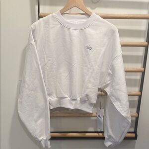 ALO Yoga Women's Cropped Accolade crewneck